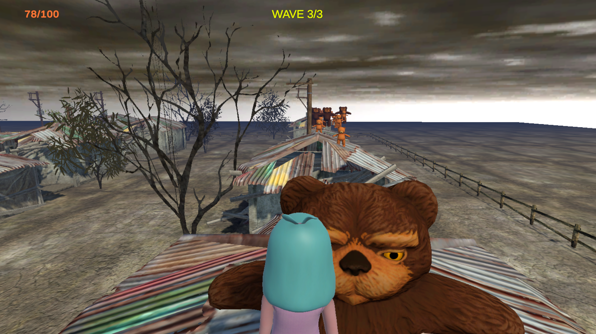 Screenshot of the second level of the game Universary for the Unity Game Jam 2025