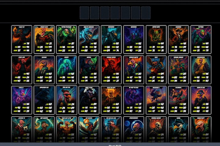 A GIF about the gameplay of FlaRubus fighting round battle.